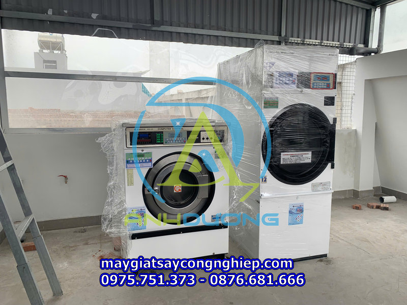 MÁY GIẶT SẤY CÔNG NGHIỆP CHO NHÀ NGHỈ, KHÁCH SẠN TẠI MÓNG CÁI 