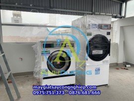 MÁY GIẶT SẤY CÔNG NGHIỆP CHO NHÀ NGHỈ, KHÁCH SẠN TẠI MÓNG CÁI 