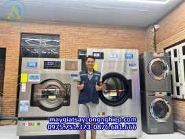 LẮP ĐẶT MÁY GIẶT CÔNG NGHIỆP CHO XƯỞNG GIẶT LÀ TẠI ĐÀ NẴNG
