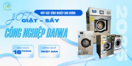 MÁY GIẶT CÔNG NGHIỆP DAIWA - ĐỈNH CAO CÔNG NGHỆ NHẬT TRONG NGÀNH GIẶT LÀ 