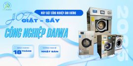 MÁY GIẶT CÔNG NGHIỆP DAIWA - ĐỈNH CAO CÔNG NGHỆ NHẬT TRONG NGÀNH GIẶT LÀ 