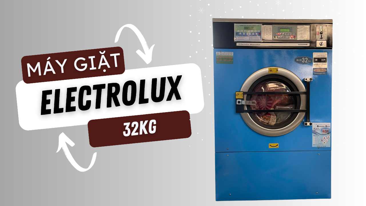 Máy giặt công nghiệp cũ Electrolux tại Chương Mỹ - Hà Nội