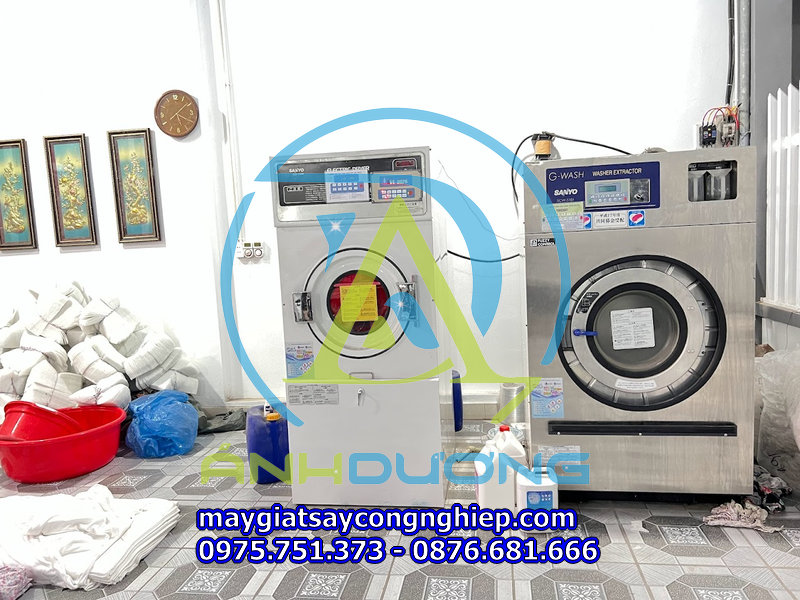 MÁY GIẶT SẤY CÔNG NGHIỆP TẠI LÂM ĐỒNG