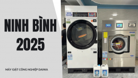 BÀN GIAO CẶP MÁY GIẶT SẤY CÔNG NGHIỆP TẠI NINH BÌNH
