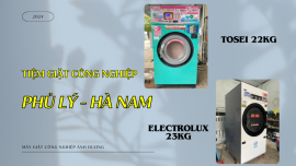 Máy giặt công nghiệp cũ nhật bãi tại Phủ Lý - Hà Nam 