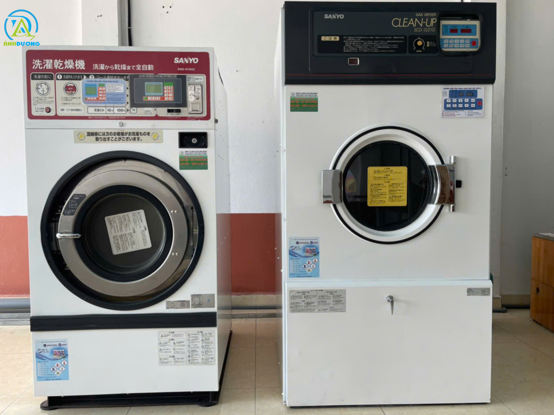 Máy giặt công nghiệp cũ nhật bãi tại Yên Định - Thanh Hóa