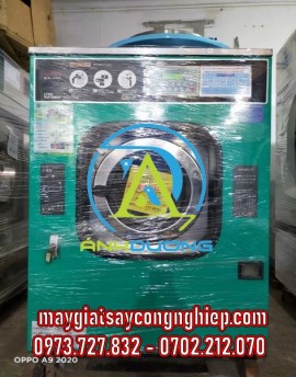 Máy giặt công nghiệp Sanyo 12kg chân mềm