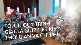 TỐI ƯU QUY TRÌNH GIẶT LÀ GIÚP TIẾT KIỆM THỜI GIAN VÀ CHI PHÍ