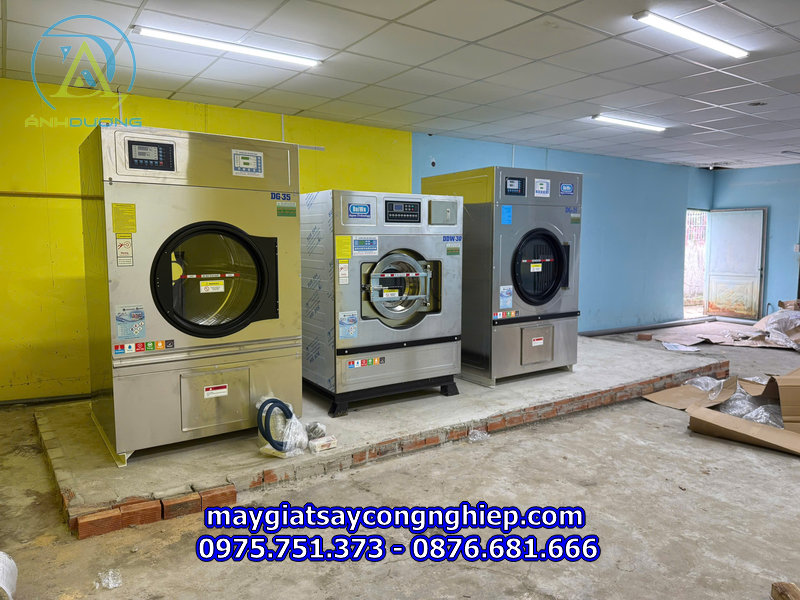 CUNG CẤP MÁY GIẶT CÔNG NGHIỆP CHÍNH HÃNG CHO XƯỞNG GIẶT LÀ BẮC NINH