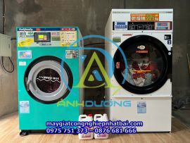 MÁY GIẶT CÔNG NGHIỆP TẠI KHU DU LỊCH THANH HÓA
