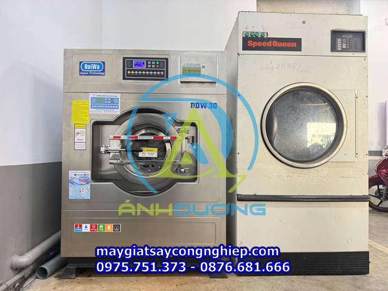 MÁY GIẶT CÔNG NGHIỆP GIÁ TỐT | MÁY MỚI DAIWA & NHẬT BÃI